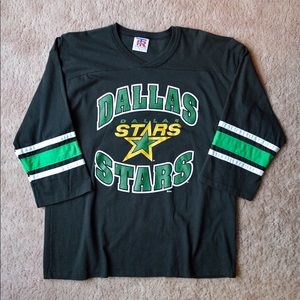 VINTAGE DALLAS STARS 3/4 LENGTH HOCKEY SHIRT